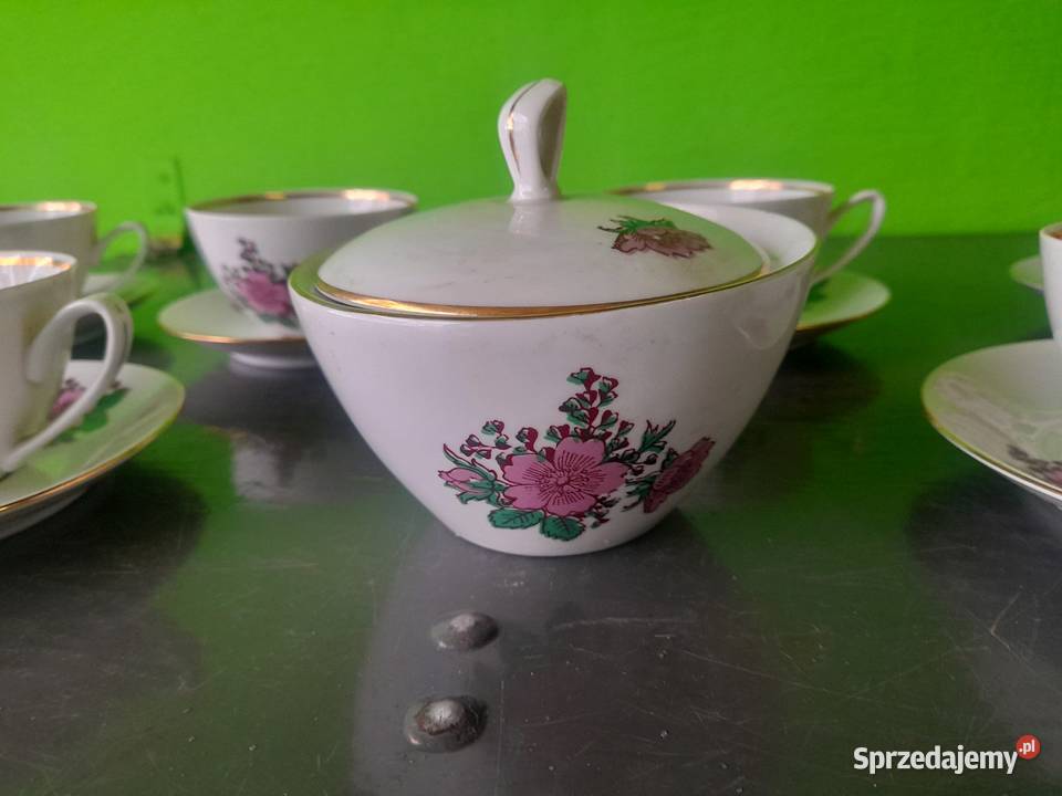 Filiżanki Chodzież PRL Oleśnica