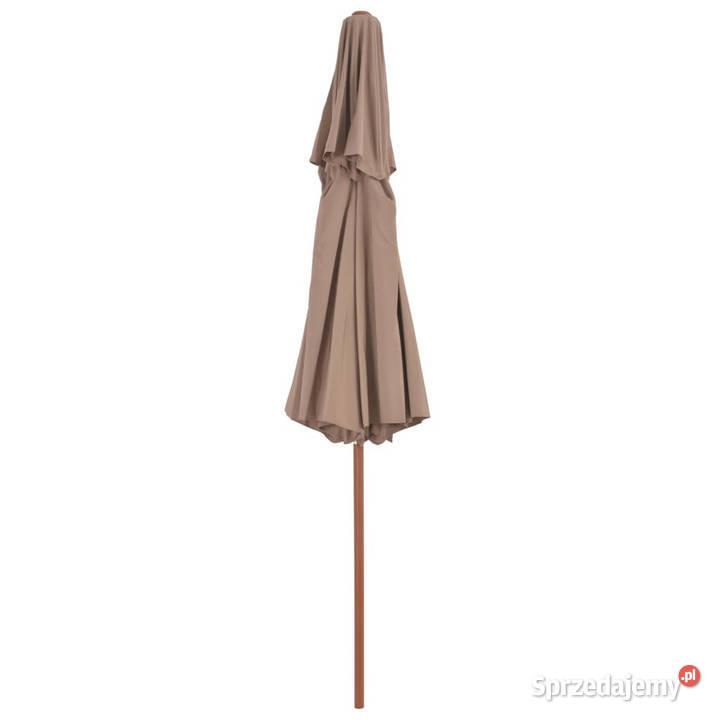 Parasol ogrodowy z podwójnym daszkiem 270 taupe Warszawa