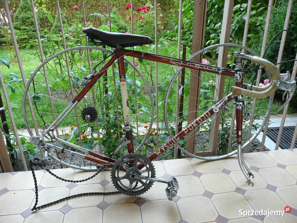 Stare zabytkowe rowery szosowe ramy i części