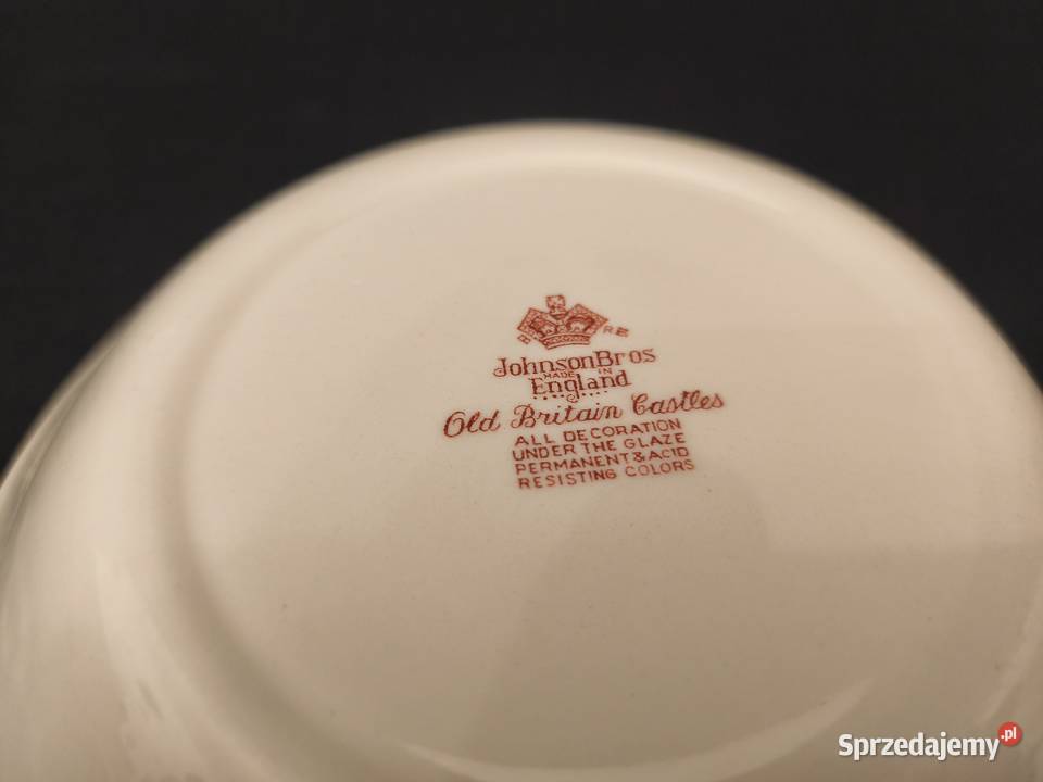Miska angielska Johnson Bros Old Britain Castles lubelskie Chełm