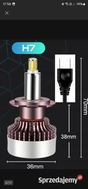 Żarówki samochodowe Xstorm H7 160 W LED dolnośląskie