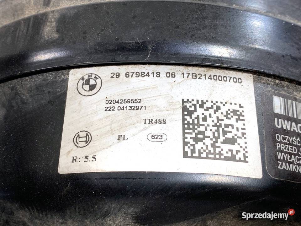 SERWO HAMULCOWE BMW F34 6798418 Hatchback 20 184 Wspomaganie hamulca podkarpackie