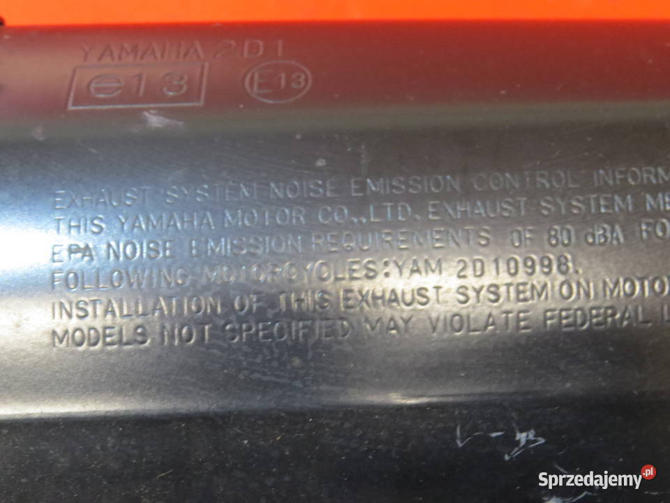 YAMAHA FZ1 FAZER 200615 TŁUMIK WYDECH EXHAUST Warszawa