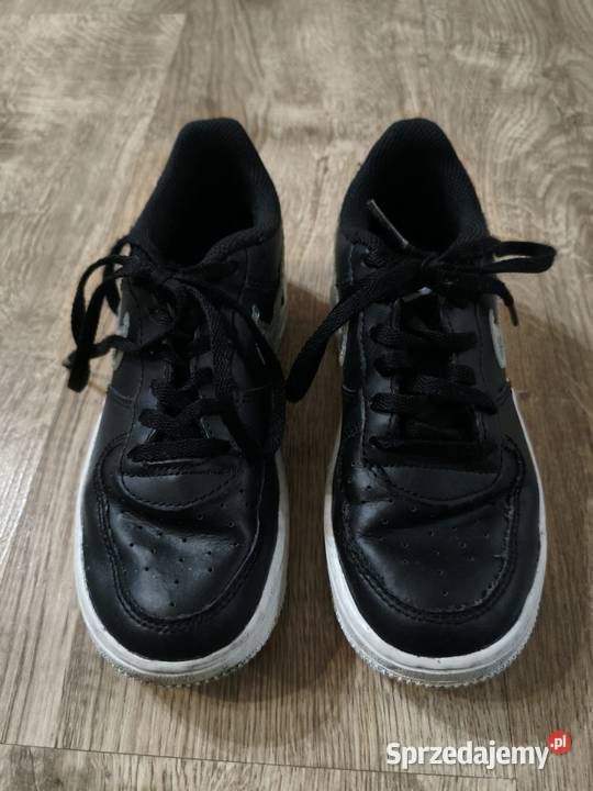 Czarne Holograficzne Sneakersy Nike Air Force 1 Hajnówka