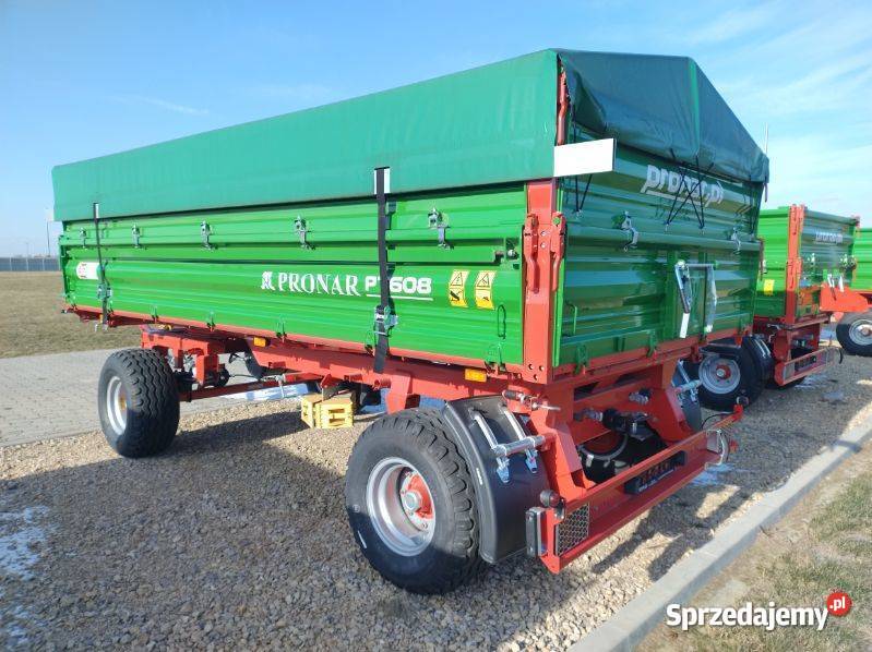Przyczepa rolnicza dwuosiowa Pronar PT608 sprzedam