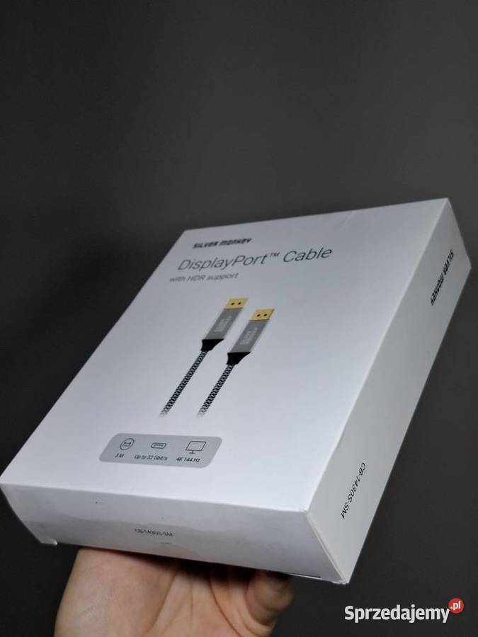 Kabel Silver Monkey DisplayPort HDR 3metry Kraków