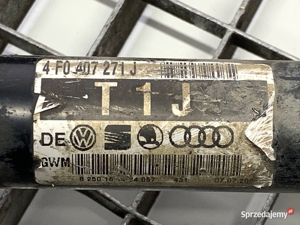 PÓŁOŚ LEWY PRZÓD AUDI A6 C6 4F0407271J 30 225