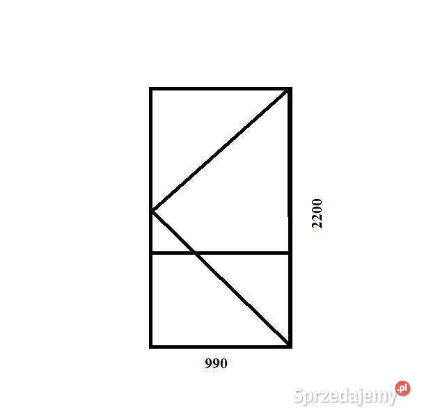 Okno balkonowe 990x2200 Białystok