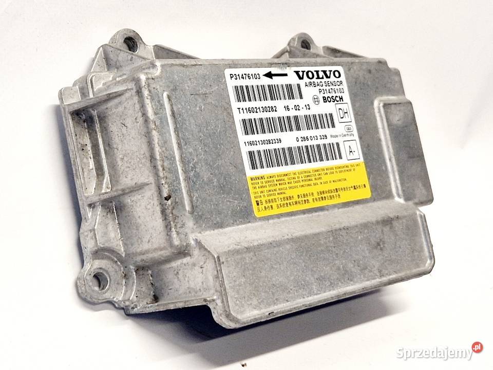 VOLVO XC60 I V60 S60 MODUŁ SENSOR PODUSZEK osobowe