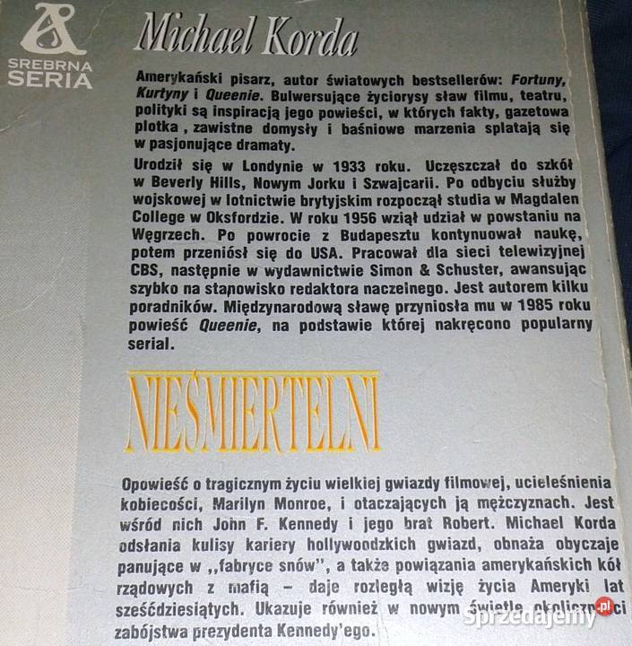 Nieśmiertelni Michael Korda miękka Chełm
