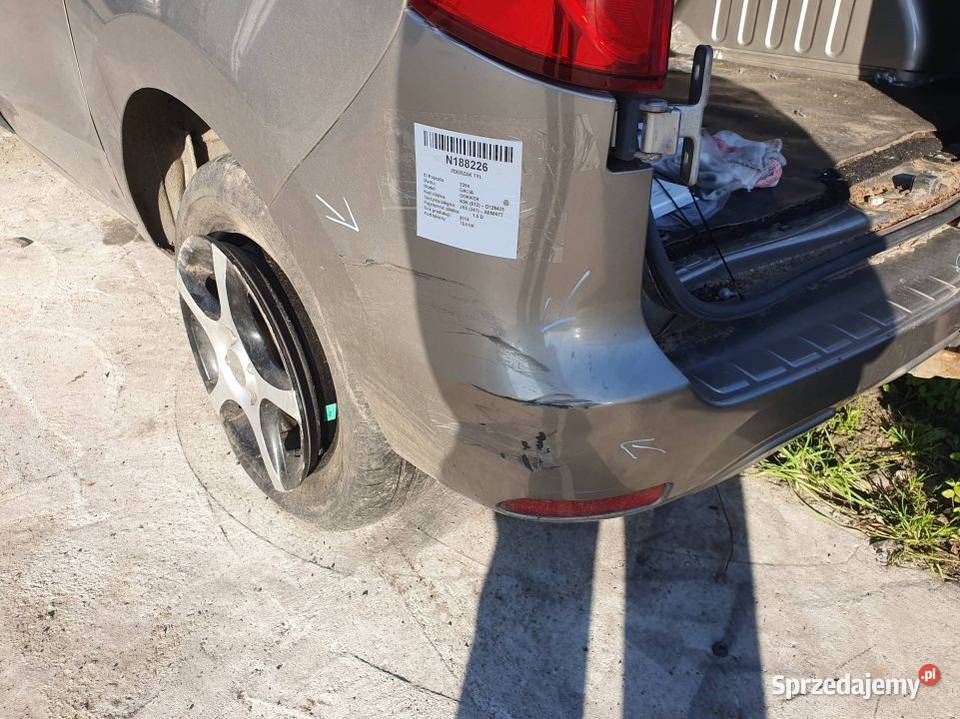 ZDERZAK TYŁ DACIA DOKKER TEHNK kujawsko-pomorskie