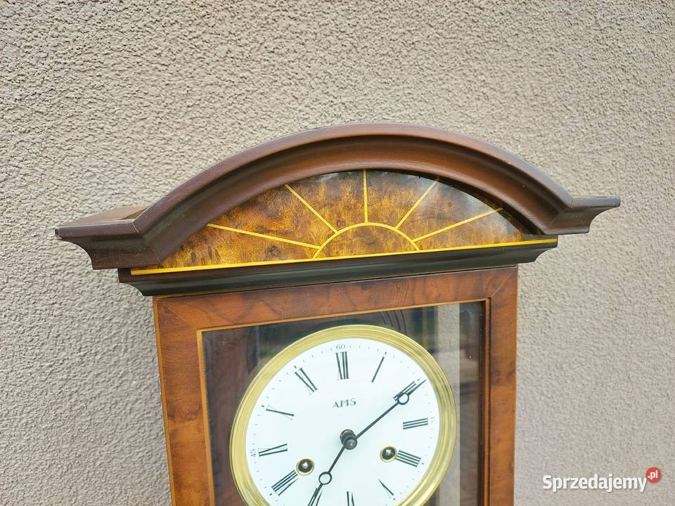 Zegar ścienny AMS w stylu biedermeier ładny Zegary Tczew