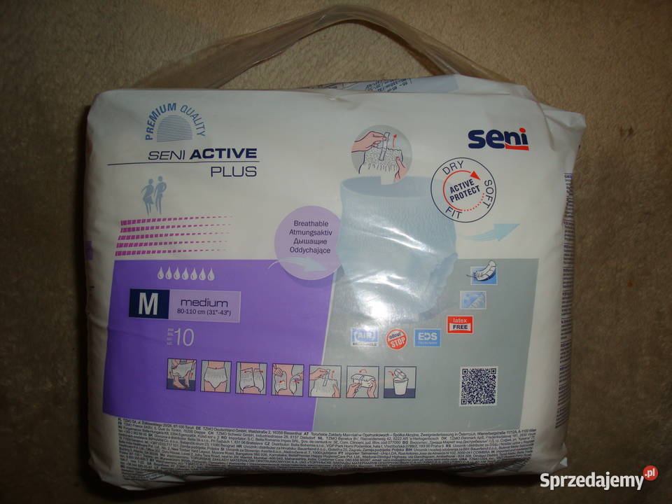 Pieluchomajtki Seni Active Plus M Pozostałe Warszawa sprzedam