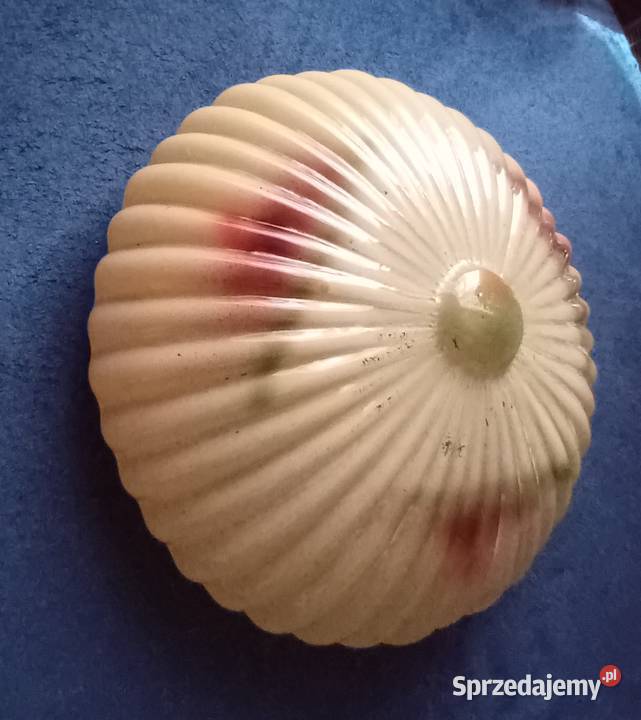 Duża secesyjna ampla klosz do lampy wiszącej Koźminek