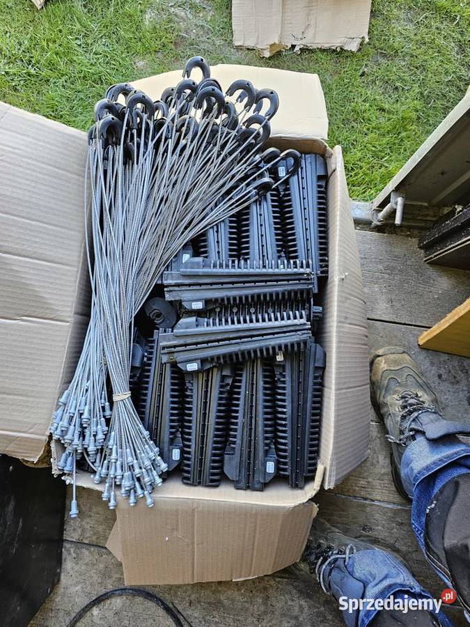 Kable światłowodowe uchwyty odciągi mikrorurka Olszanka