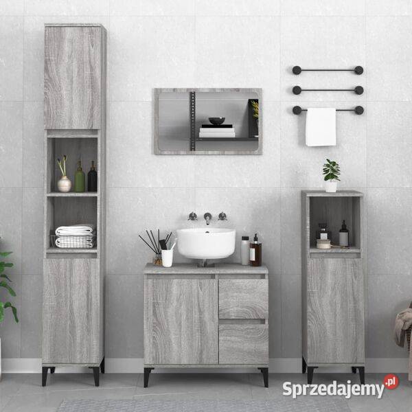 vidaXL 3częściowy zestaw szafek mazowieckie Warszawa