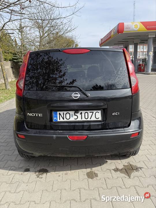 Nissan notę sprawny OC ważne nowe amortyzatory Olsztyn