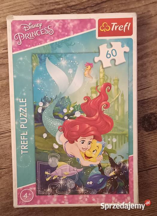 Puzzle TREFL 60 elementów Disney Księżniczki Zbylitowska Góra sprzedam