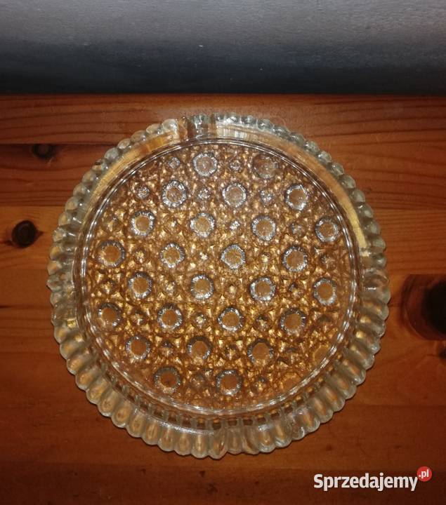 Szkło Ząbkowice popielnica z epoki PRL Warszawa sprzedam