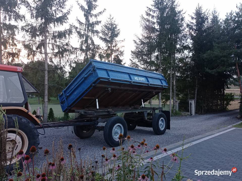 Przyczepa rolnicza hl 6011 95 produkcji okazja lubelskie Krasnystaw