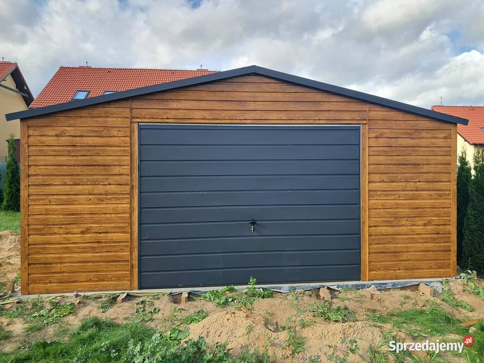 GARAŻ blaszany 6x6 Wzmocniony PROFILAMI