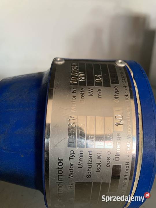 BDL Trommelmotor 135 SV Drum Motor 1kW 600 mm 04 mazowieckie Warszawa