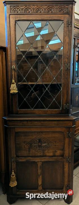 Dębowa narożna witryna ludwikowskasklep Dąbrowa Dąbrowa Górnicza