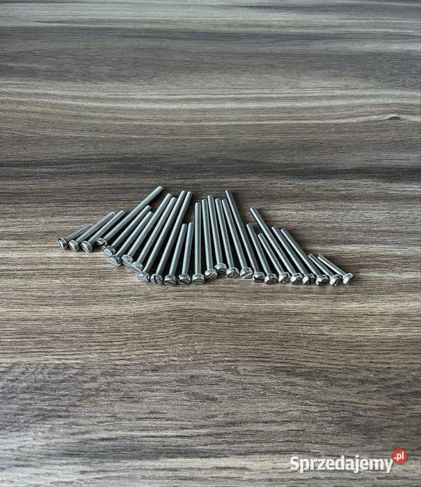 NOWY KOMPLET ŚRUB NIERDZEWNE ŚRUBY SILNIKA MZ Bielsko-Biała