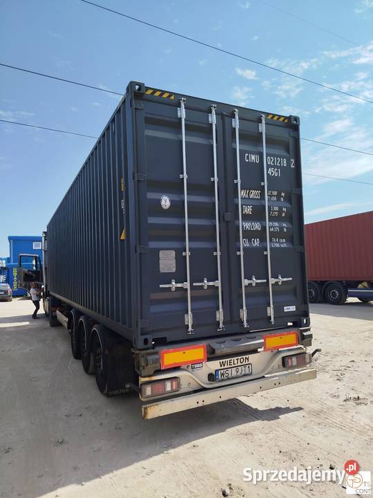 Kontener morski magazynowy budowlany 40 HC OW Oborniki