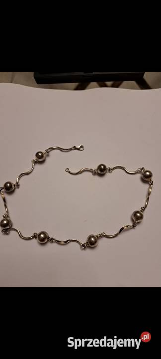 Naszyjnik srebrny z kulkami Naszyjniki mazowieckie Radom