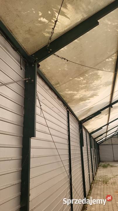 Hala namiotowa 8x35 ściana wys 3 metry Konstantynów Łódzki