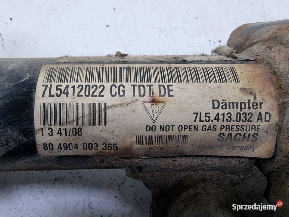 AMORTYZATOR PRAWY PRZÓD PORSCHE CAYENNE I LIFT Lipno