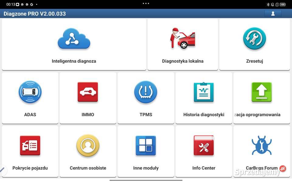 DiagZone interfejs ThinkDiag Siemianowice Śląskie