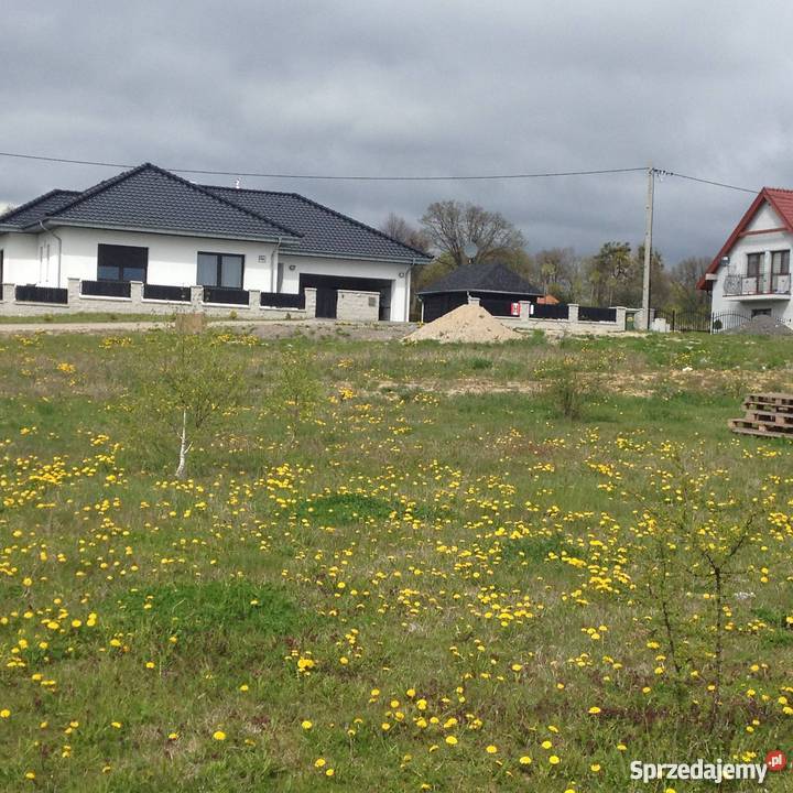 Sprzedam działkę budowlaną 1013m2 PRZEZMARK utwardzona