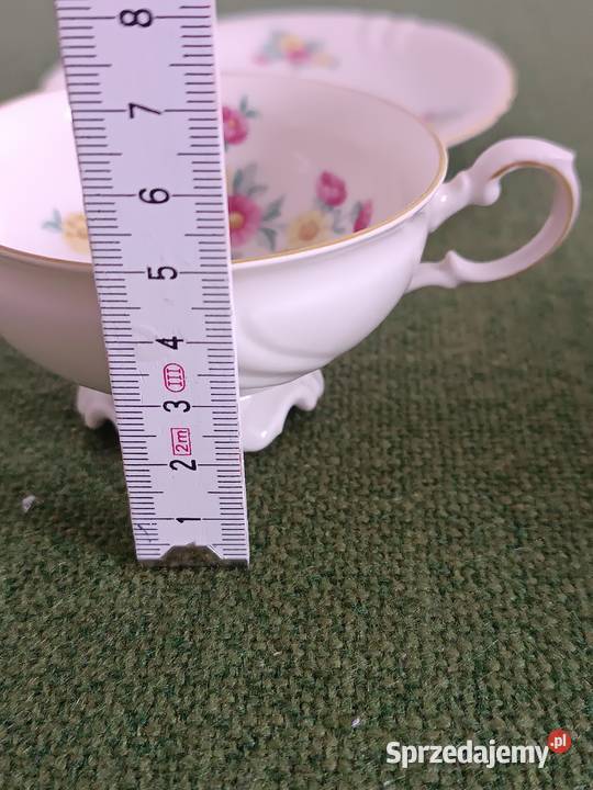 Mała filiżanka porcelanowa Volkstedt Elfenbein Gorlice