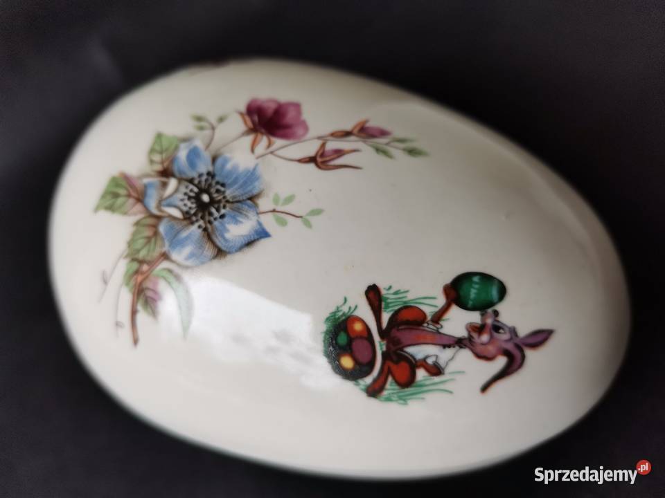 Stary pojemnik bomboniera Jajo Jajko Wielkanocne śląskie Katowice