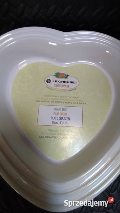 Le Creuset duży biały półmisek kamionka w Radlna sprzedam