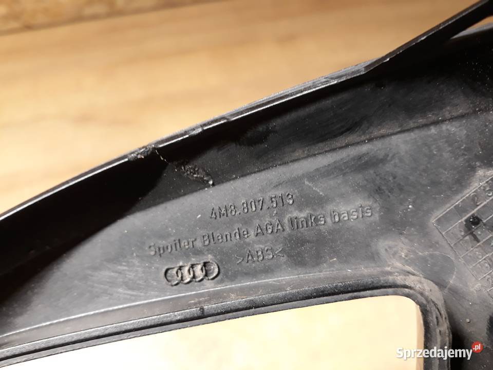 AUDI Q8 SLINE KRATKA LEWA LISTWA ZDERZAKA TYŁ listwy na zderzak Międzychód