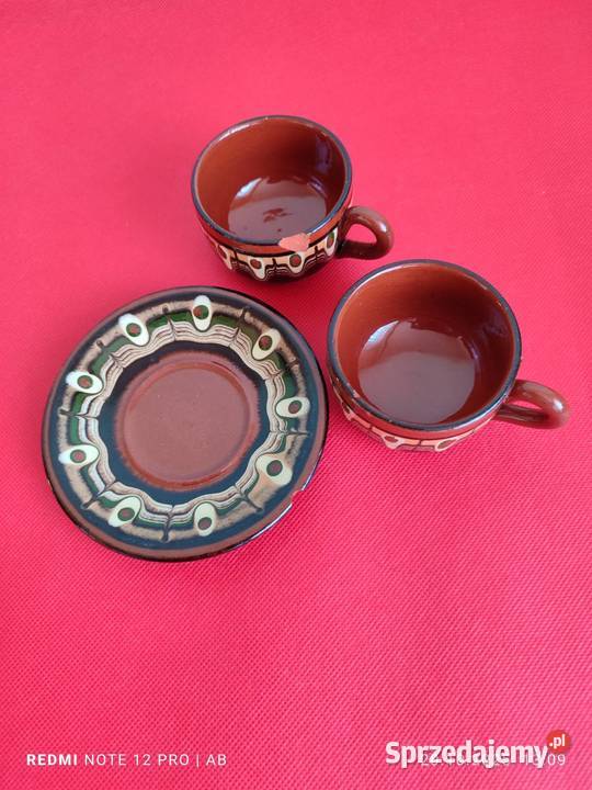 Stara brązowa ceramika PRL vintage do renowacji śląskie Katowice