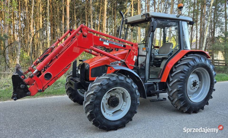 Massey Ferguson 4355 Renault Ares 566RZ wielkopolskie Obrzębin