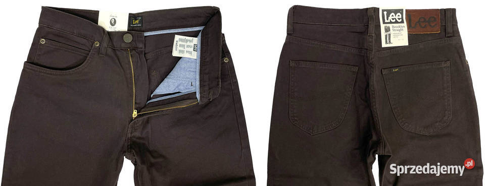 Spodnie męskie Lee Brooklyn Straight Brown W30 Lee Pisz