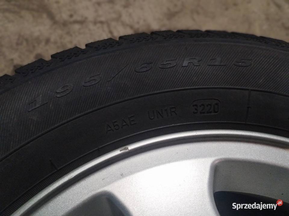 Alu koła felgi Opel 19565R15 zimówki zimowe sprzedam