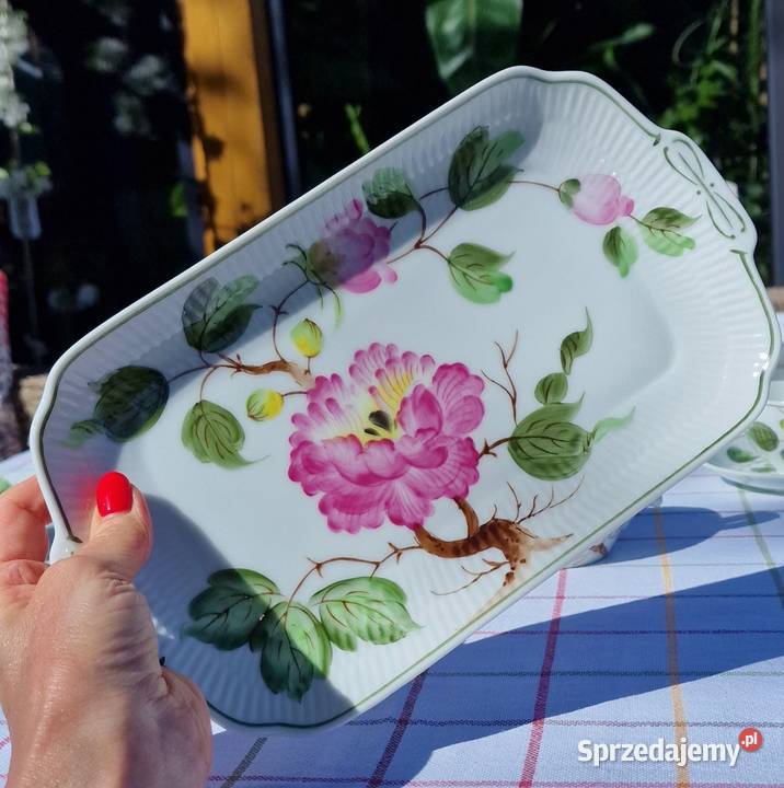 Porcelanowy serwis do herbaty August Wernecke Sadurki