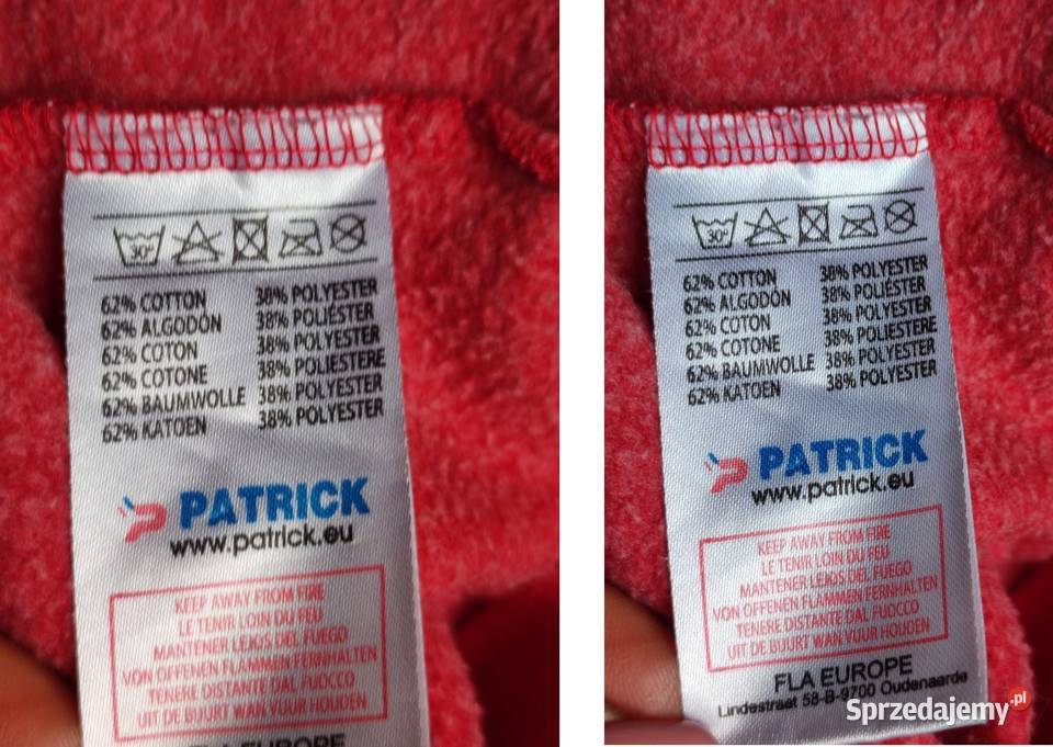 Patrick sportowa bluza zasuwana z kapturem Kielce