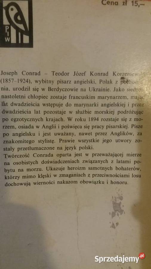 Tajfun i inne opowiadania Joseph Conrad wydanie Warszawa
