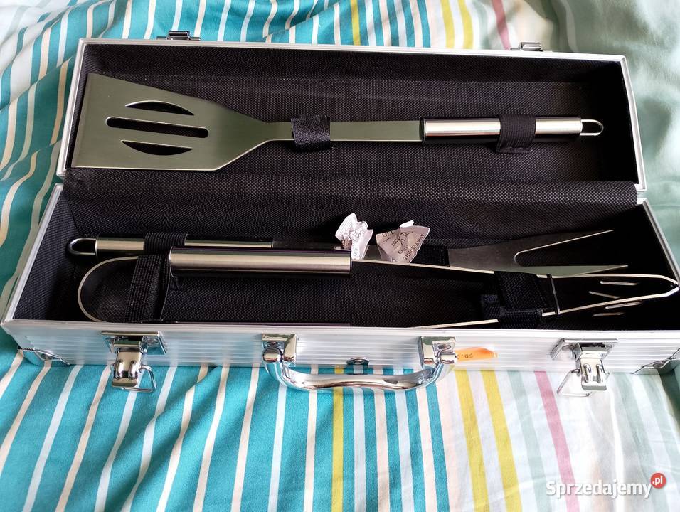 Sztućce metalowe do grilla lubuskie