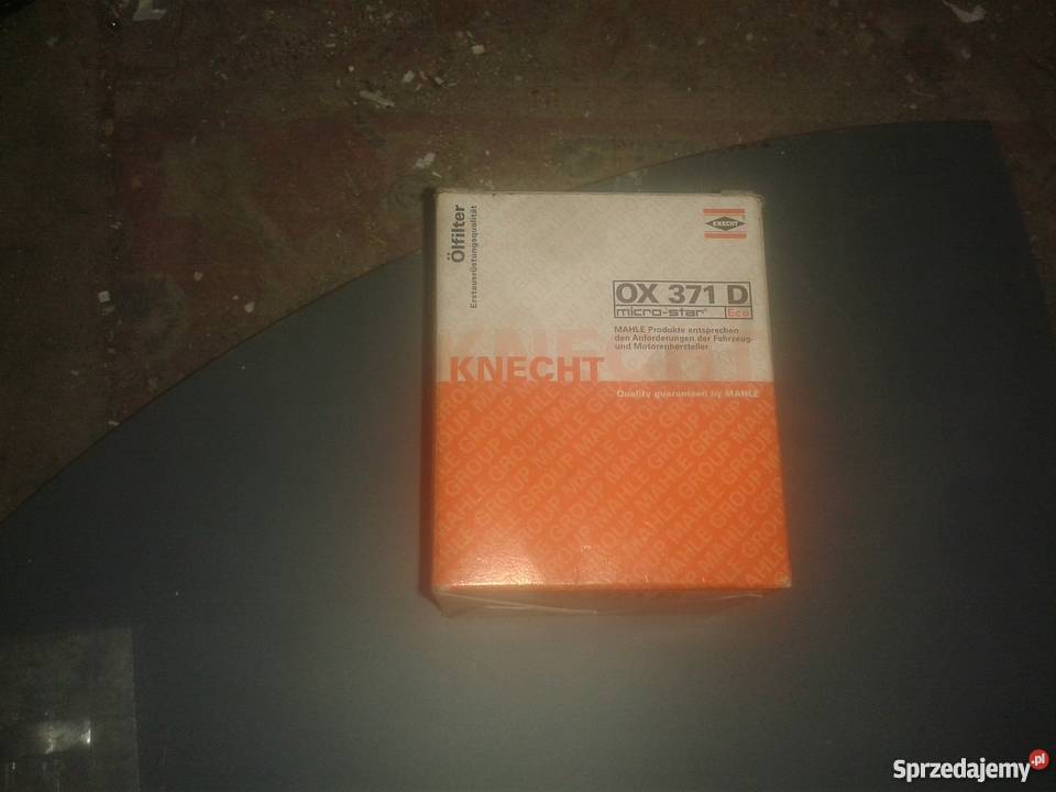 Wkłada Filtra olejowego nowy ox 371 1d Rok produkcji 2017 łódzkie Ozorków