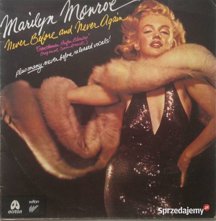 Marilyn Monroe Never Before and never Again LP Łódź