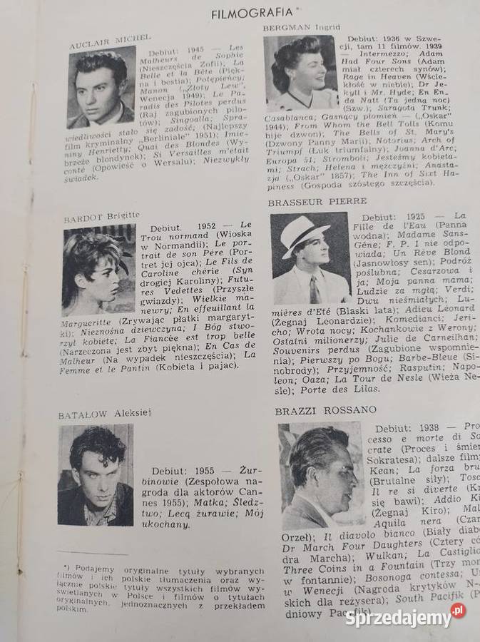 Gwiazdy ekranu Rok wydania 1959 Żory