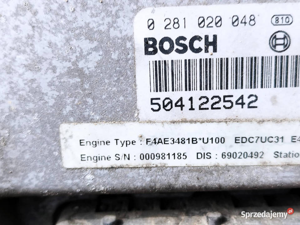 Silnik Iveco Eurocargo Tector F4AE3481B z Strzyżew
